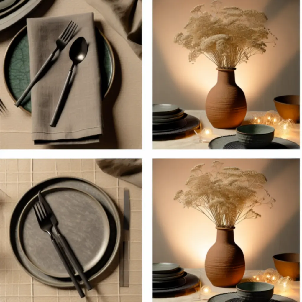 Kurátori terrakotta és zsálya kollekció